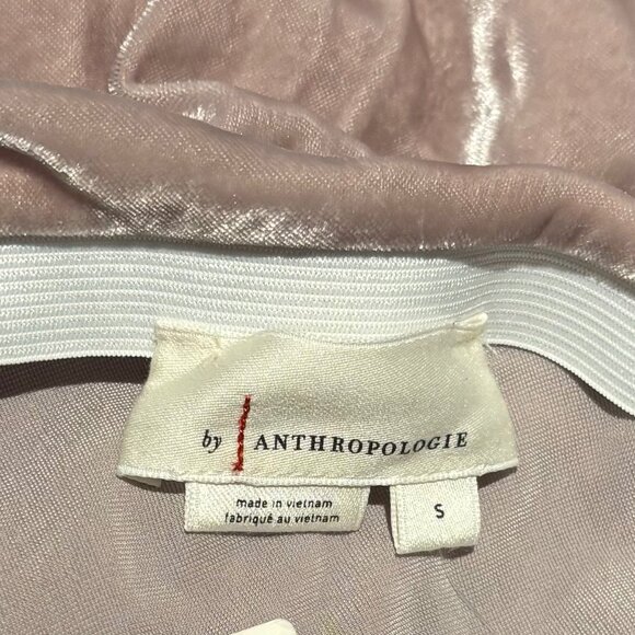 Anthropologie Tilda Maxi Slip Skirt  And Strapless Top Set Velvet Edition Size S - Picture 6 of 10